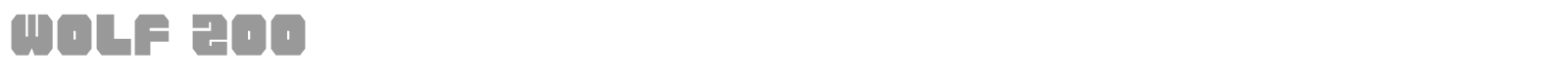 Wolf 100 font preview